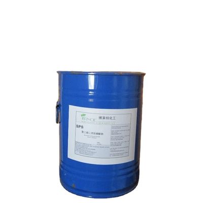 85% Bis সোডিয়াম সালফোপ্রোপাইল ডিসালফাইড C6H12O6S4Na2 তামা উজ্জ্বল করার জন্য