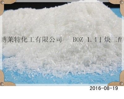 প্রাইমারি নিকেল প্লাটিং ব্রাইটেনার BOZ ((2-Butyne-1,4-Diol) Cas 110-65-6 হোয়াইট ক্রিস্টাল